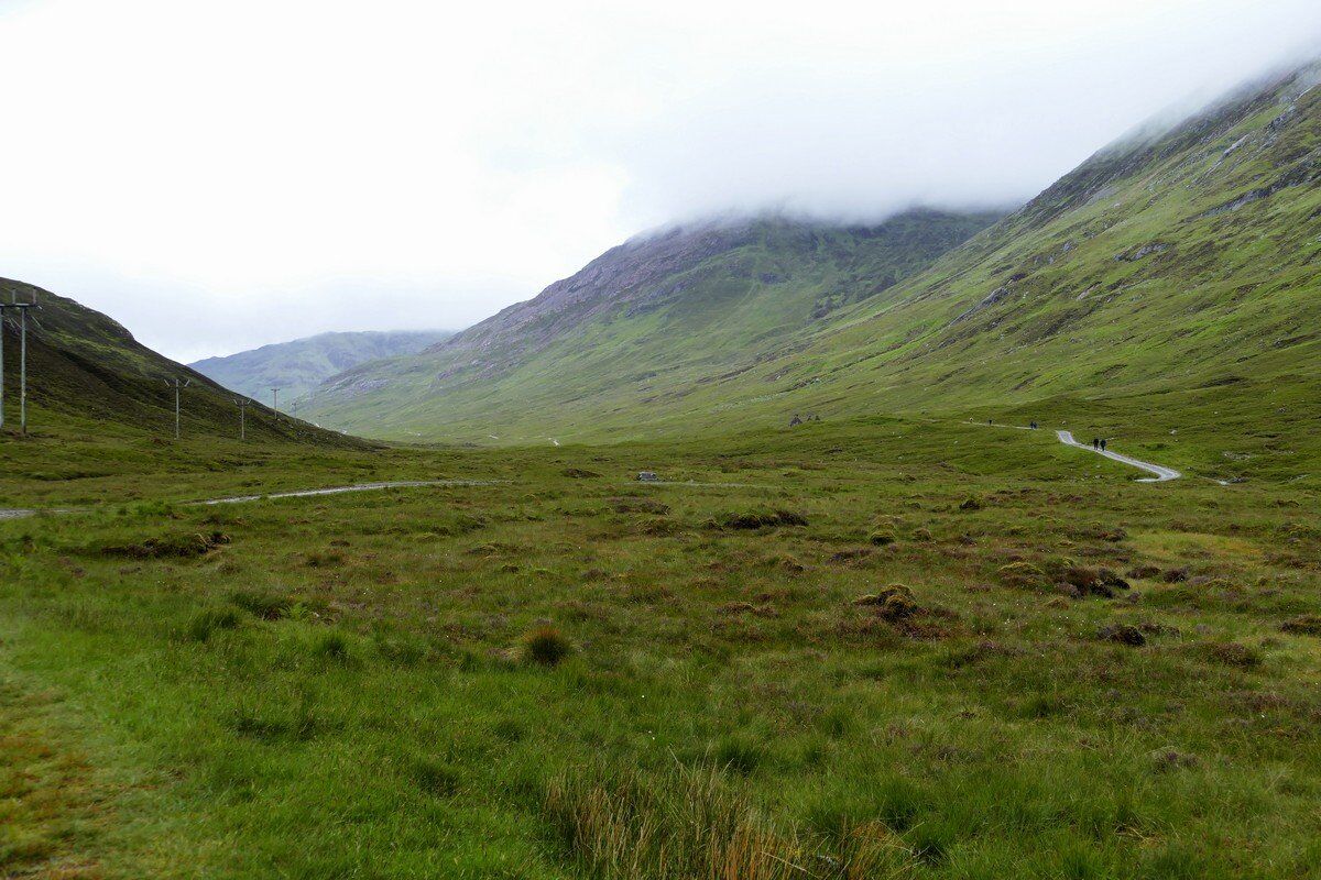 Blick vom Pass nach Lairig Mor.