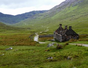 Ruinen der Farm Tigh-na-sleubhaich.