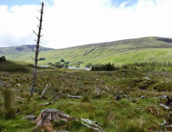 Blick auf den Lochan Lunn Da Bhra.