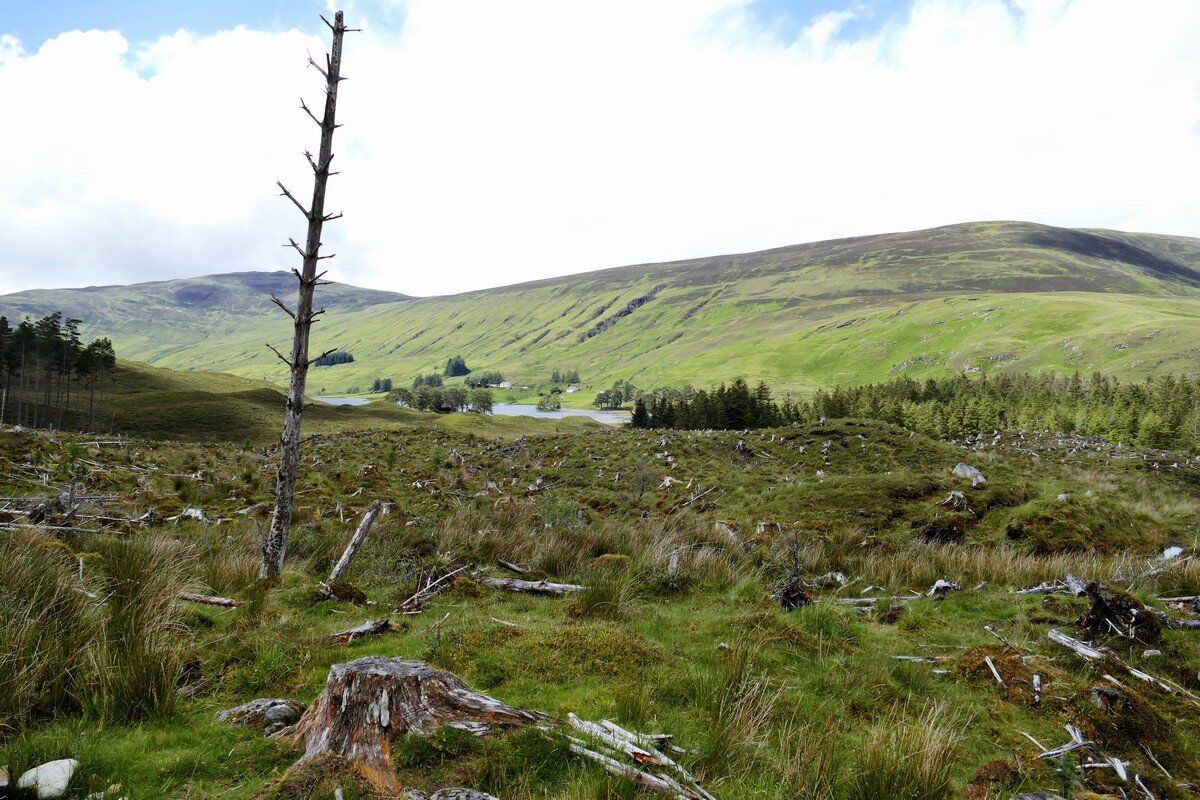 Blick auf den Lochan Lunn Da Bhra.