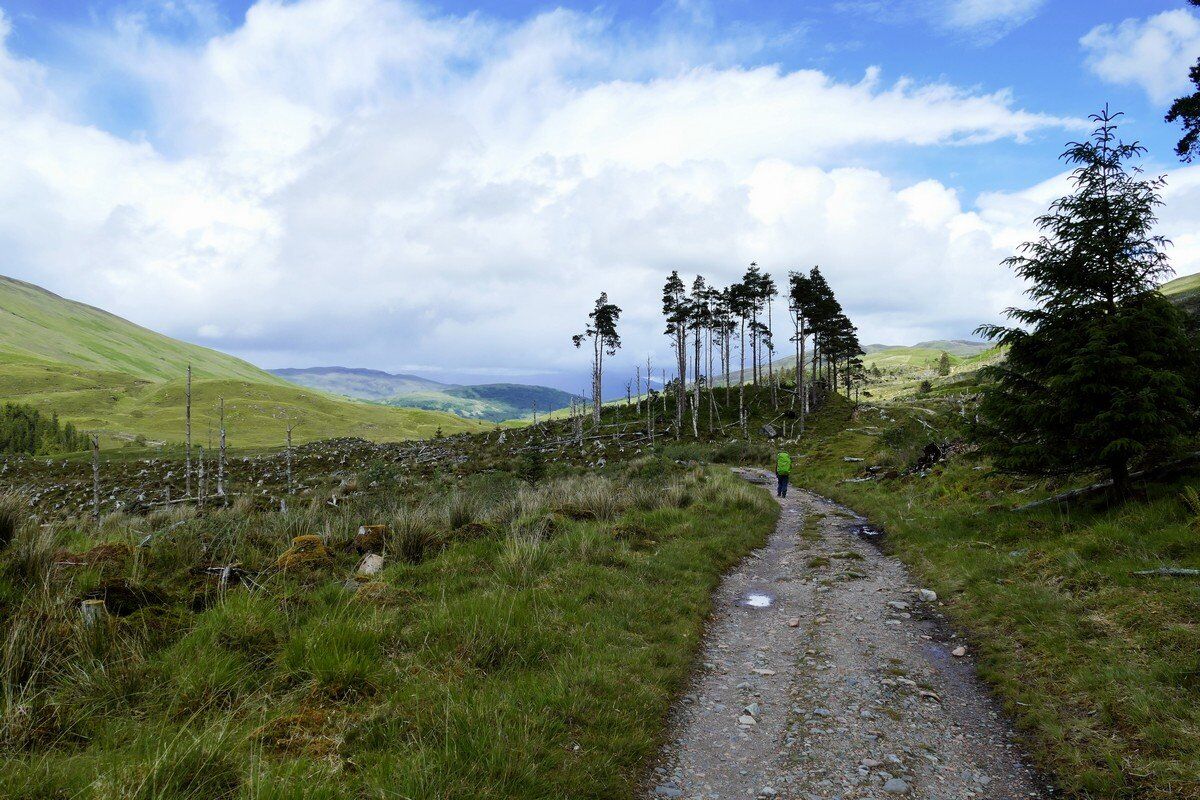 Auf der alten Militärstraße.