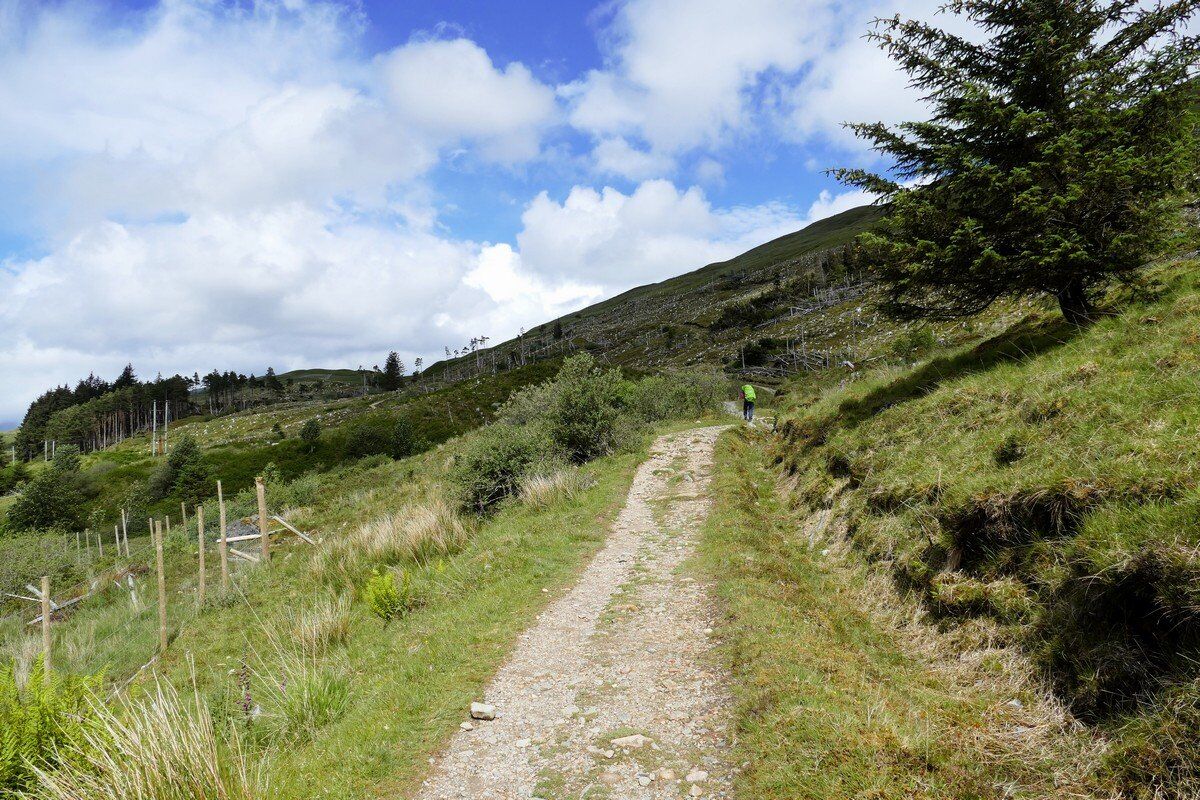 Auf der Militärstraße.