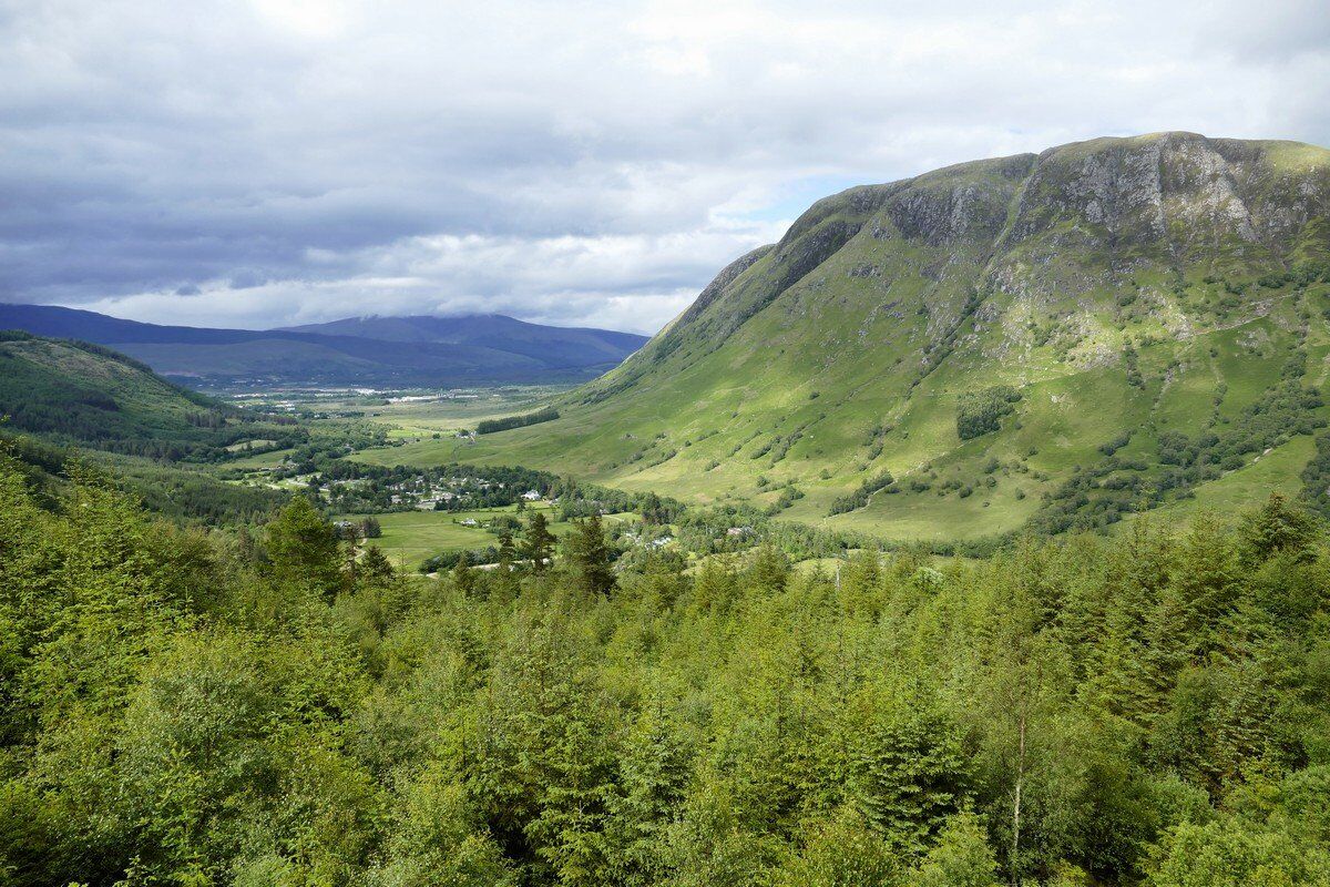 Blick nach Fort William.