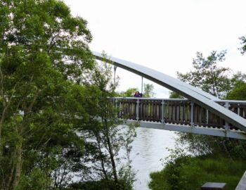 Brücke über den River Nevis beim Informationszentrum.