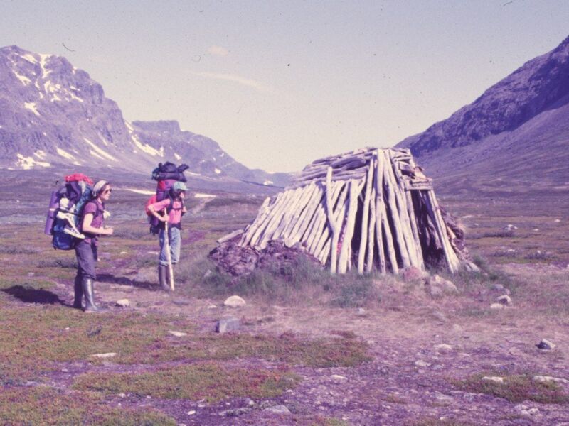 Lappland-Kote im Jahr 1993.