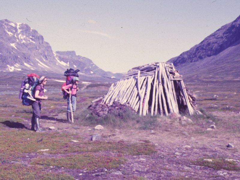 Lappland-Kote im Jahr 1993.