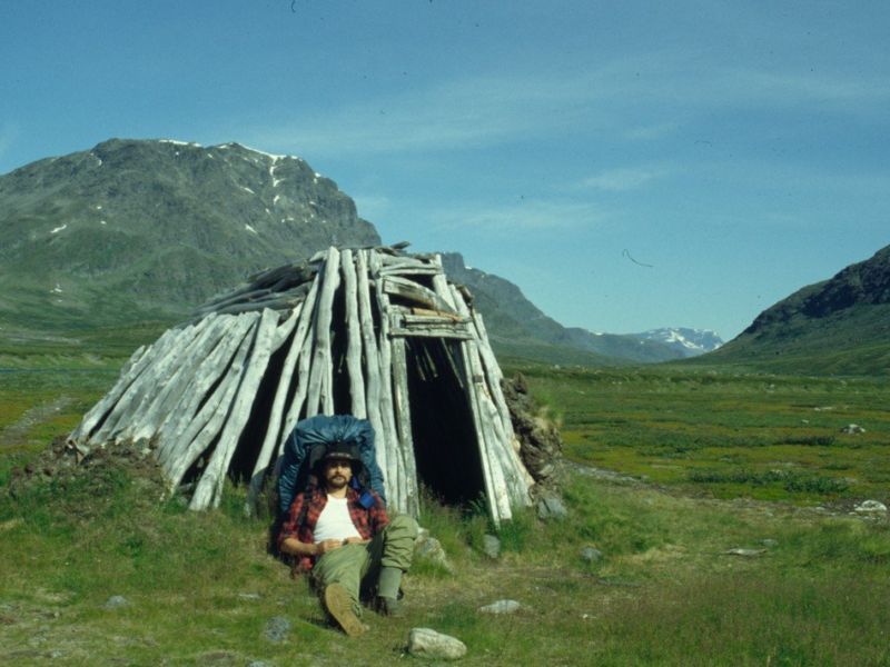 Lappland-Kote im Jahr 1994.