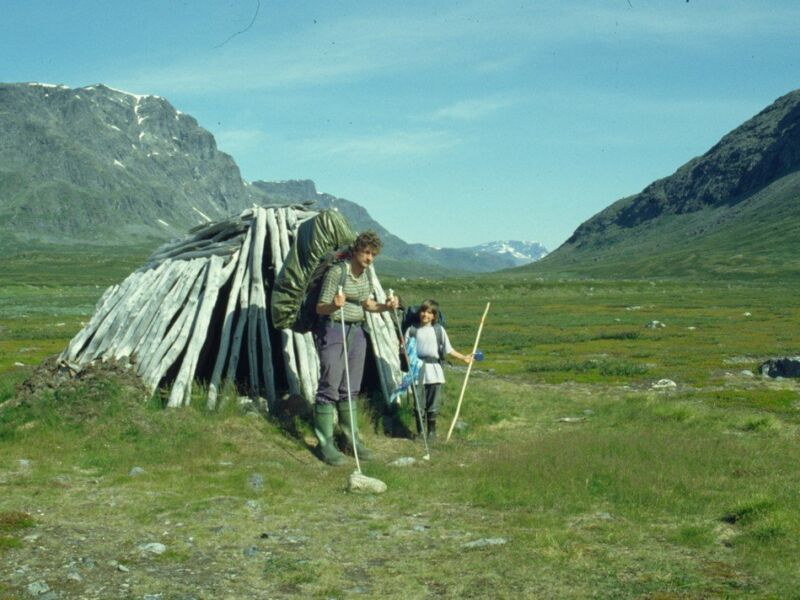 Lappland-Kote im Jahr 1994.
