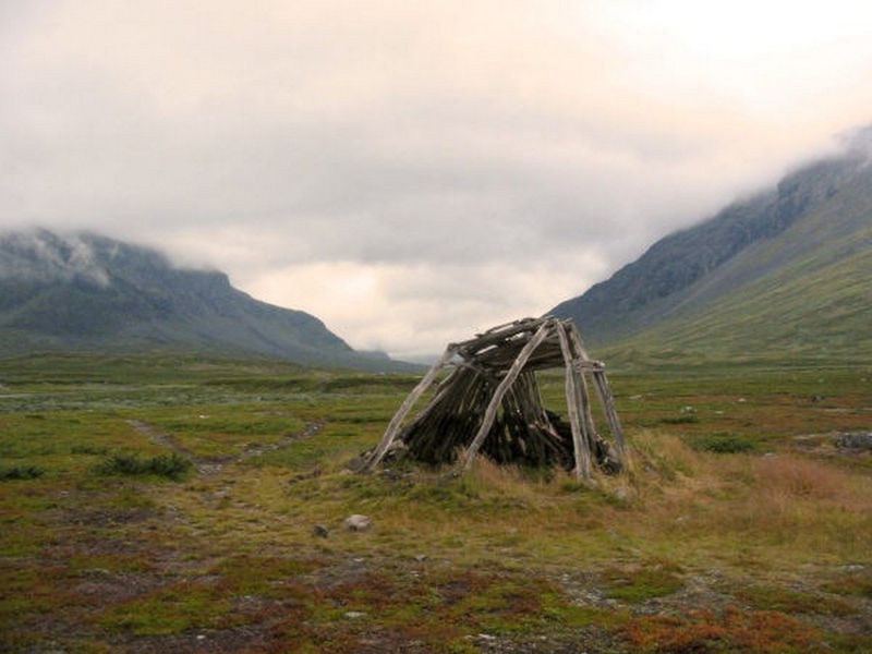 Lappland-Kote im Jahr 2005.