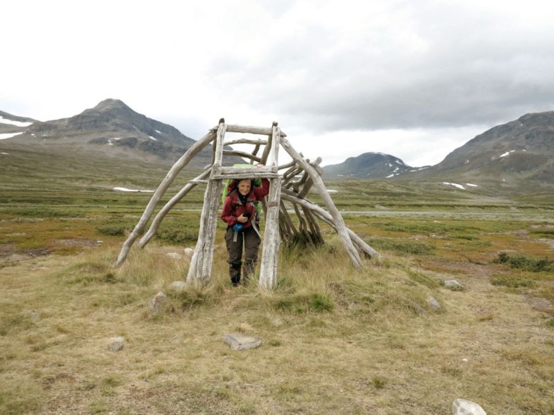Lappland-Kote im Jahr 2017.