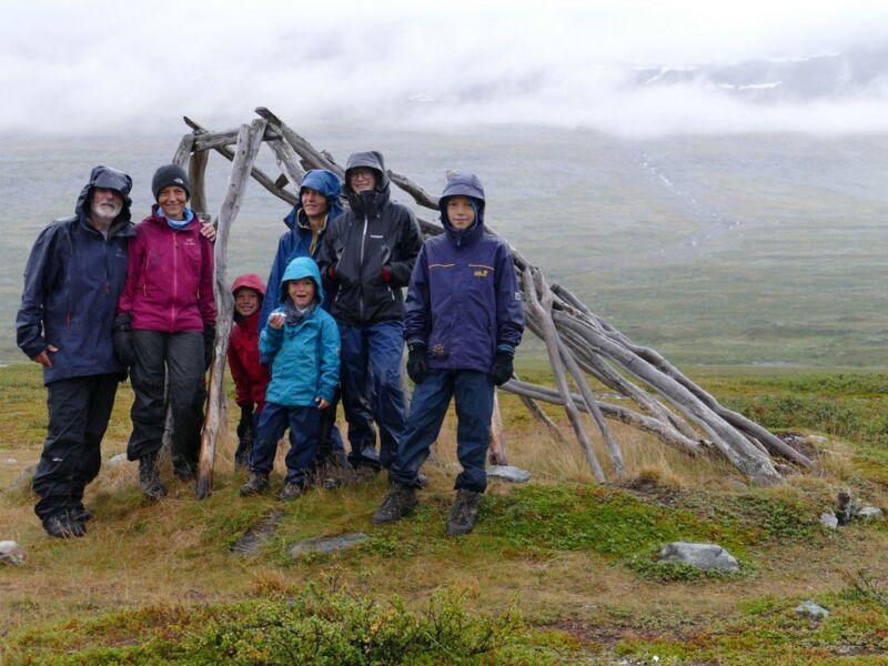 Lappland-Kote im Jahr 2019.
