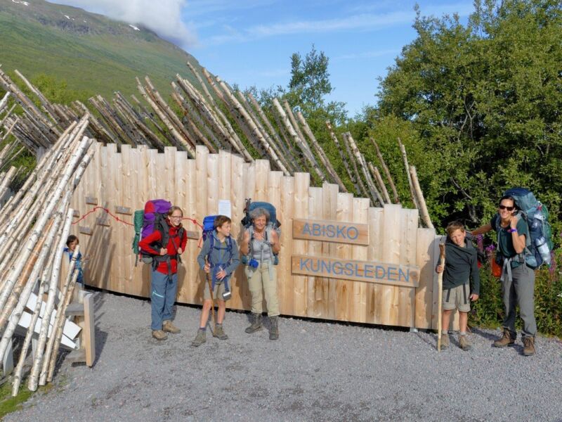 Nach dem Lapporten: Start zum Kungsleden.