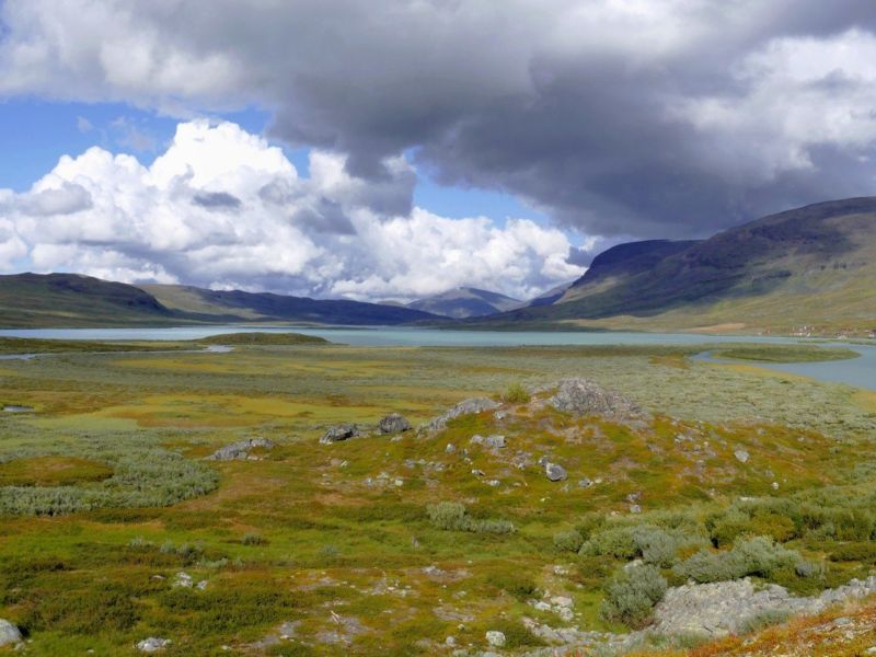 Blick von Alesjaure zrück.