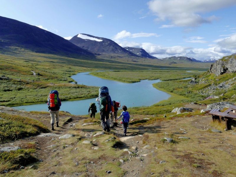 Es geht Richtung Tjäktja.