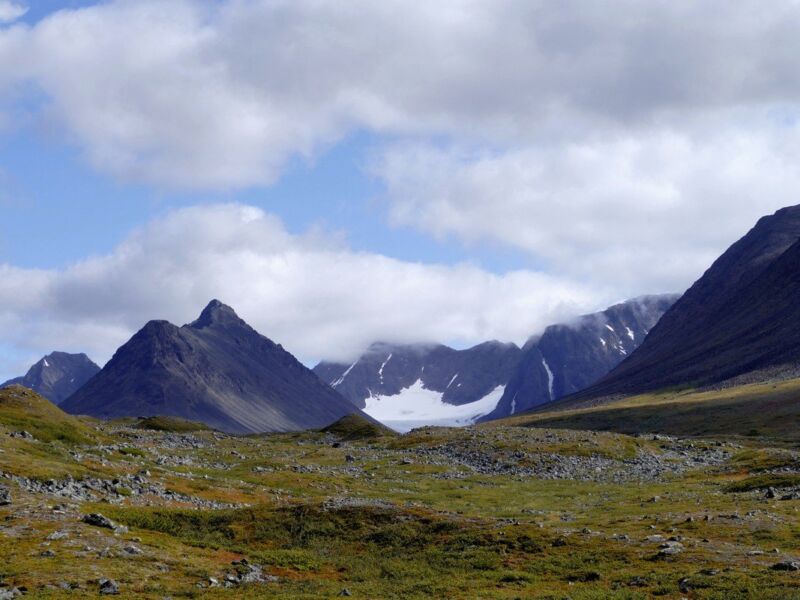 Blick Richtung Kebnekaise.