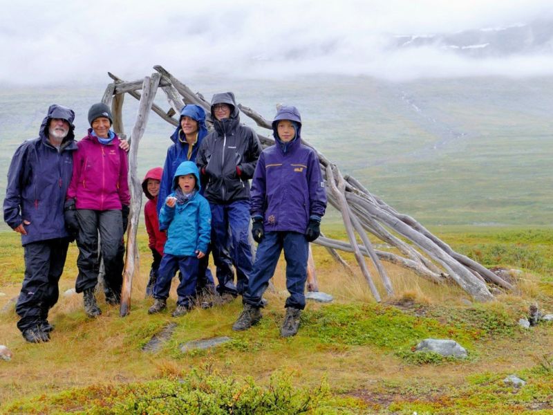 Bei der alten Kote vor Kaitumjaure.