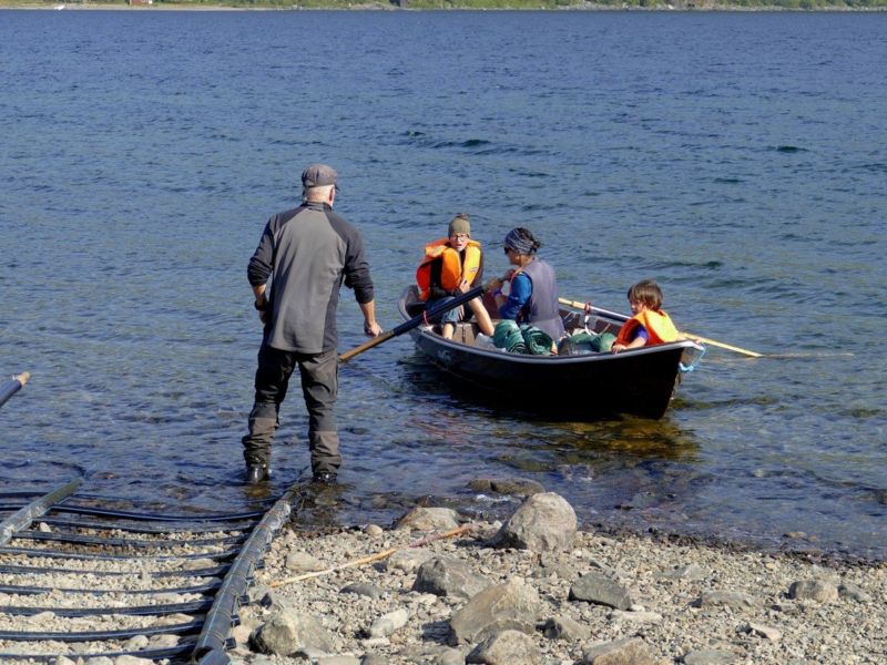 Die Überfahrt ist glücklich geschafft.