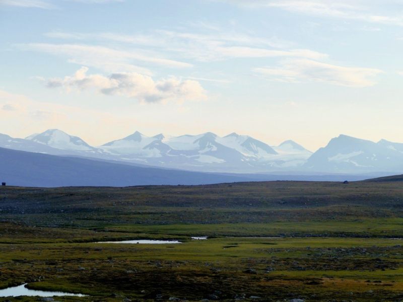 Blick auf den Sarek.