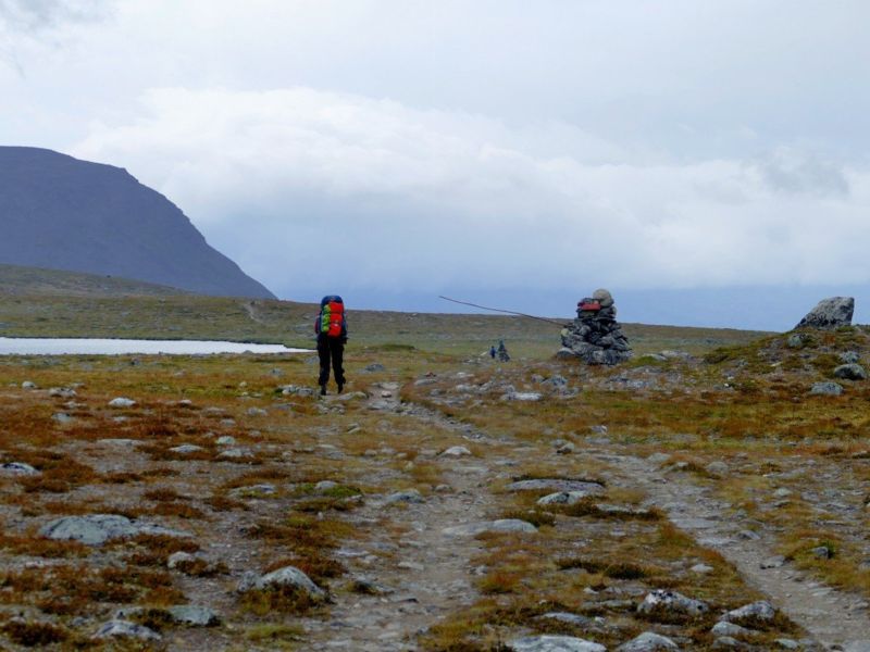 Auf dem Weg nach Vakkotavare.