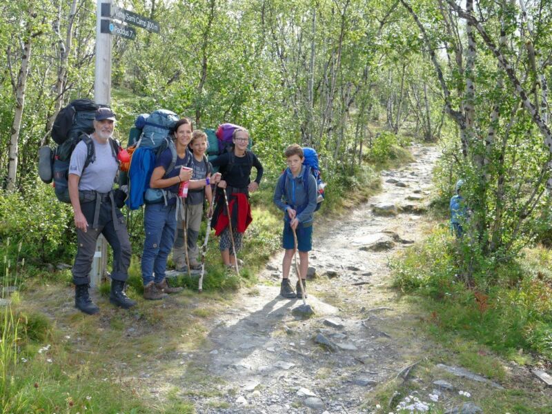 Der Start unserer Wanderung in Abisko.