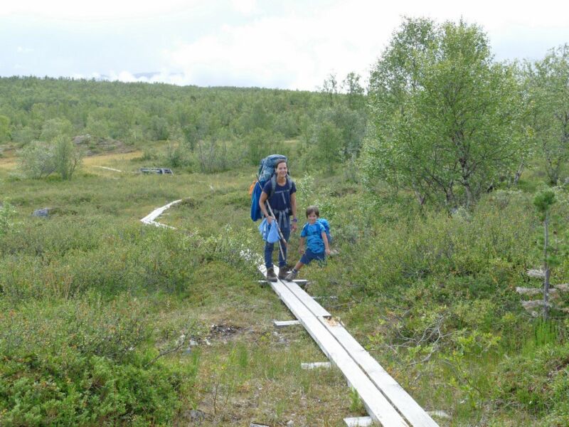 Auf dem Weg zum Lapporten.