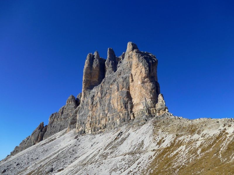 Südwand der Drei Zinnen.
