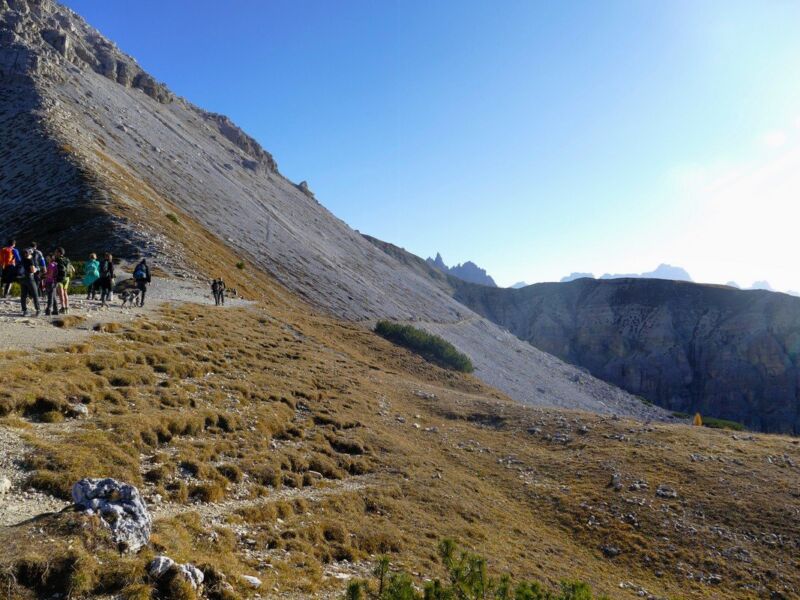 Vor der Forc. di Mezzo.