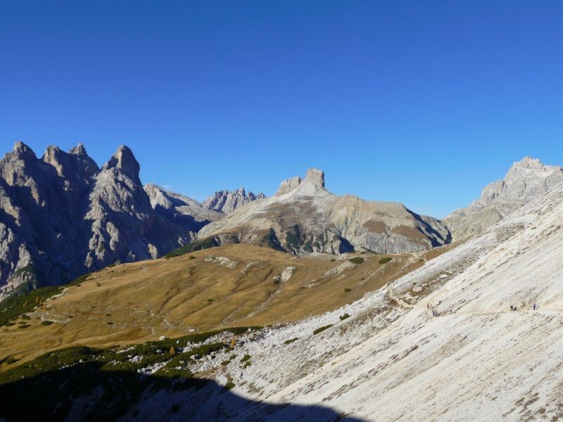 Blick von der Forc. di Mezzo nah Norden.