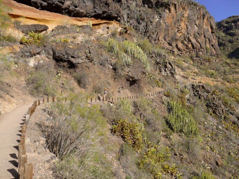 Im Barranco del Infierno.