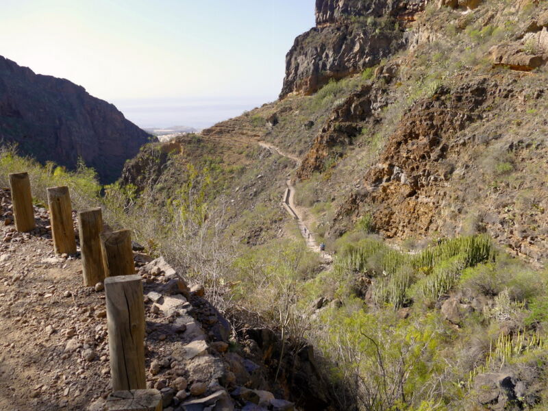 Im Barranco del Infierno.