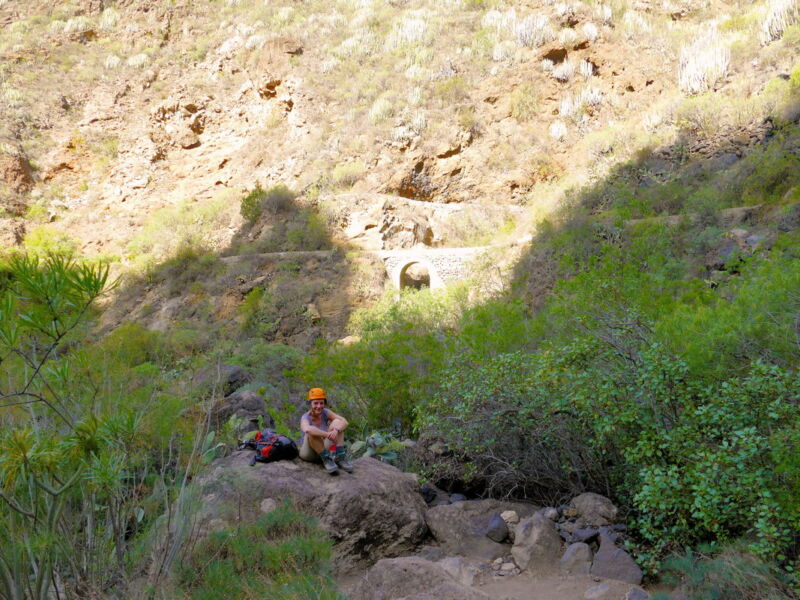 Im Barranco del Infierno.