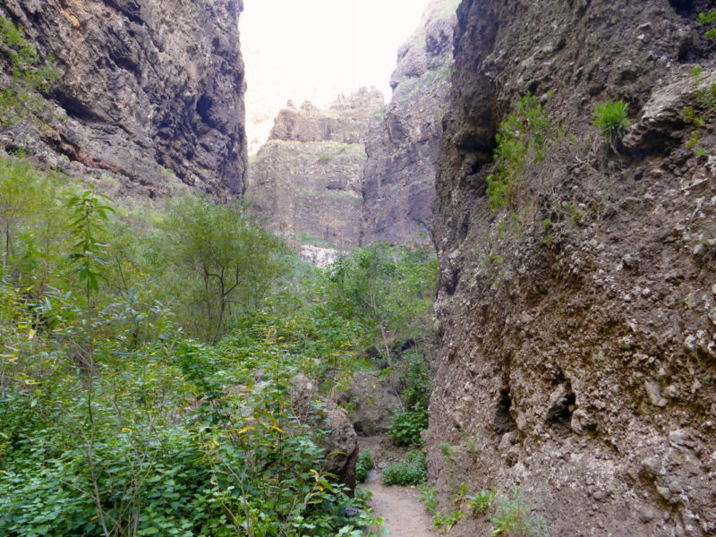 Im Barranco del Infierno.