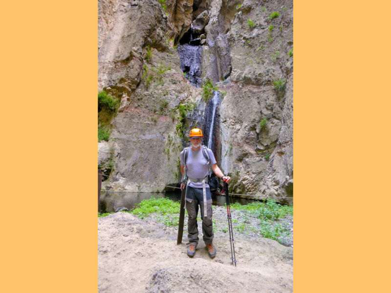 Am Ende der Schlucht.