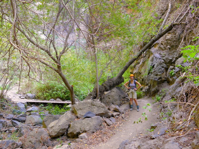 Im Barranco - auf dem Rückweg.