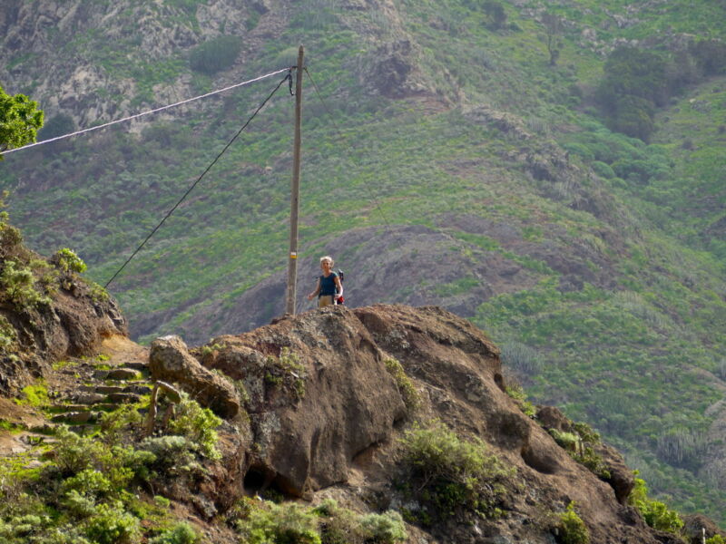 Im Barranco de Roque Bermejo.