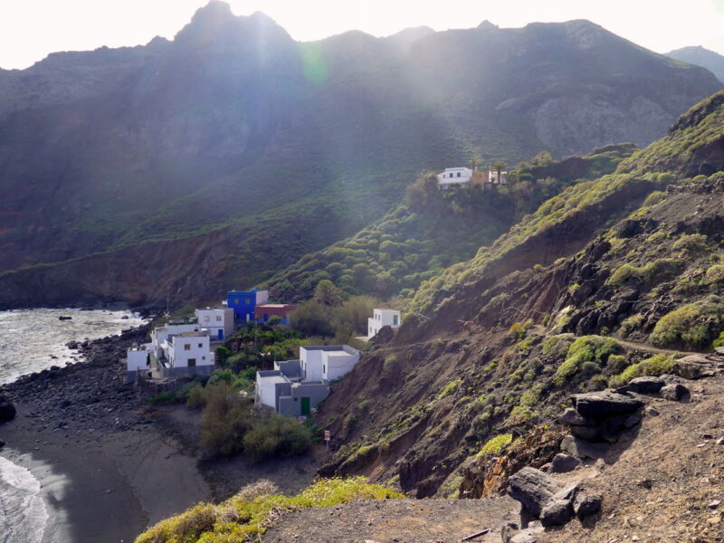 An der Küste Roque Bermejo.