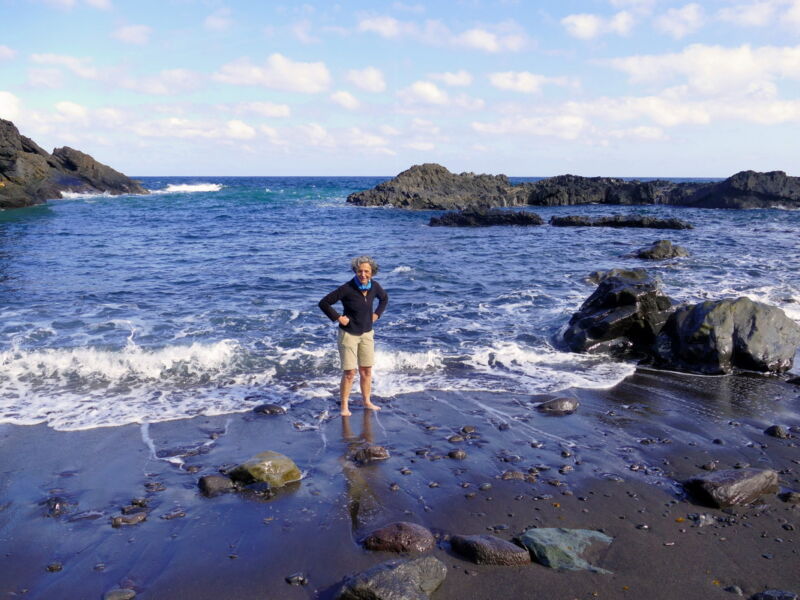 An der Küste Roque Bermejo.