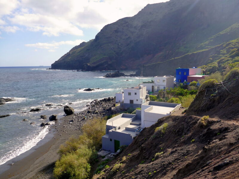 An der Küste Roque Bermejo.