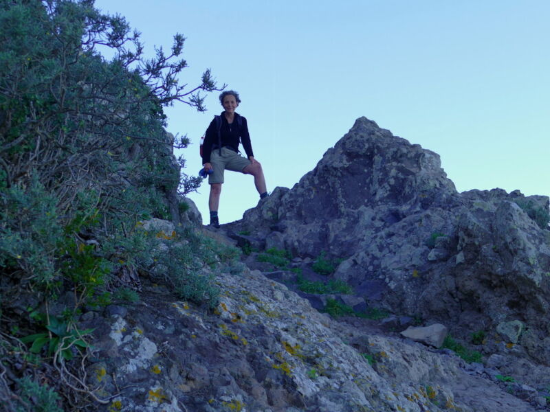 Aufstieg zur Montaña Tafada.