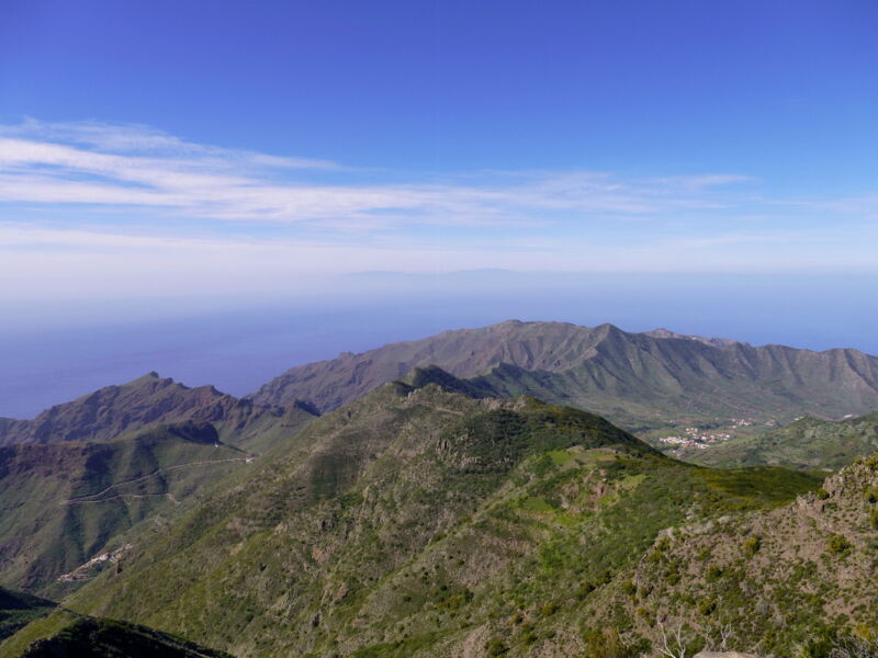 Blick vom Cruz de Gala auf die Nord-West-Küste.