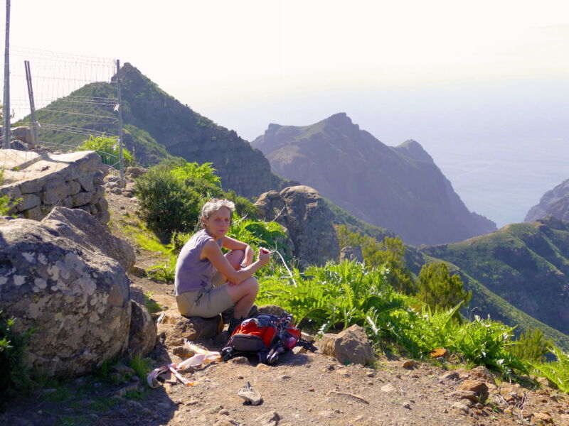 Blick vom Cruz de Gala auf die Nord-West-Küste.