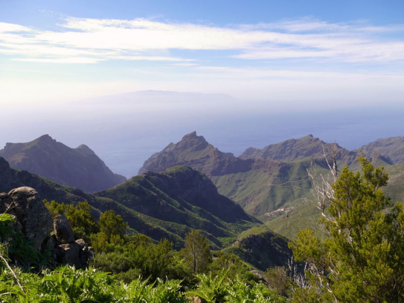 Blick vom Cruz de Gala auf die Nord-West-Küste.