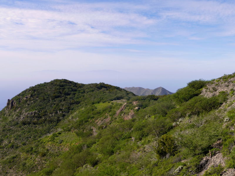 Blick zur Cumbre de Bolico.
