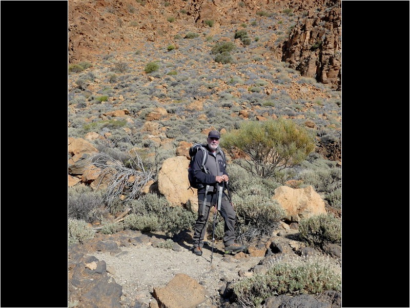 Cañada de los Guancheros - an der Abbruchkante.