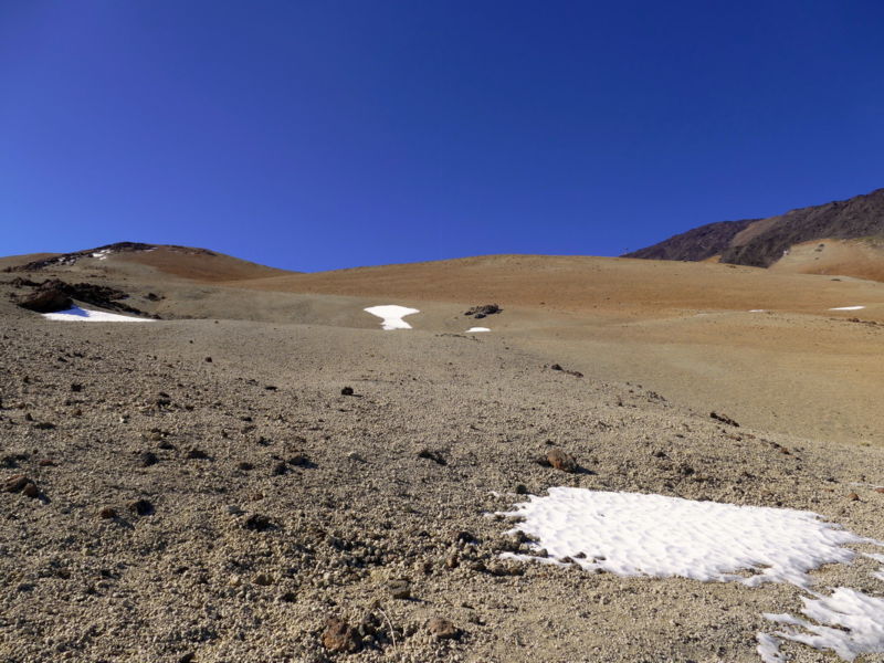 Aufstieg zur Montaña Blanca.