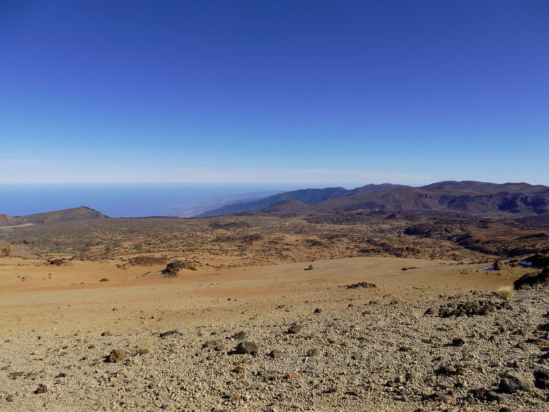 Aufstieg zur Montaña Blanca.