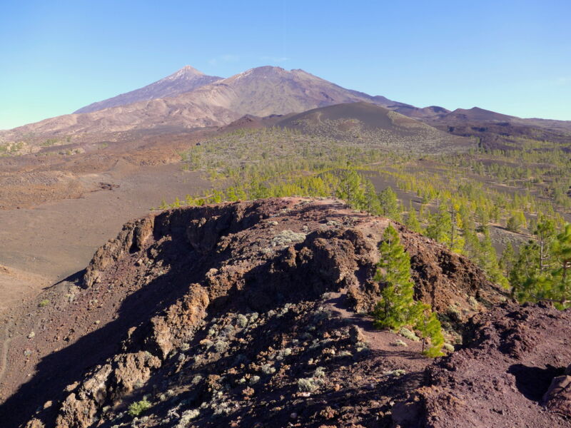 Montaña Sámara, Teide, Pico Viejo.