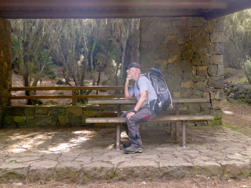 Unterstand Pedro Gil.