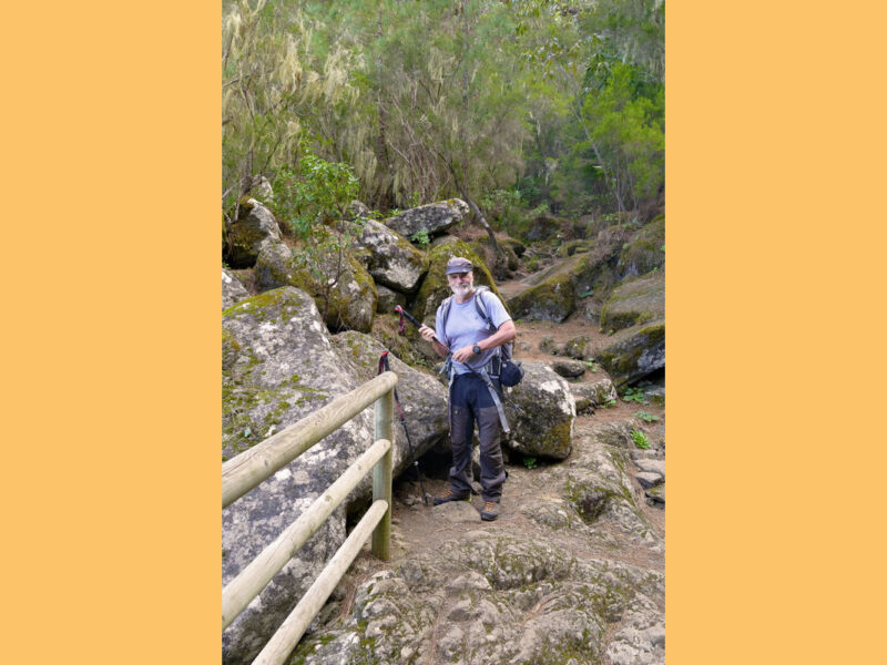 Auf dem Wasserweg im Barranco Madre del Agua.