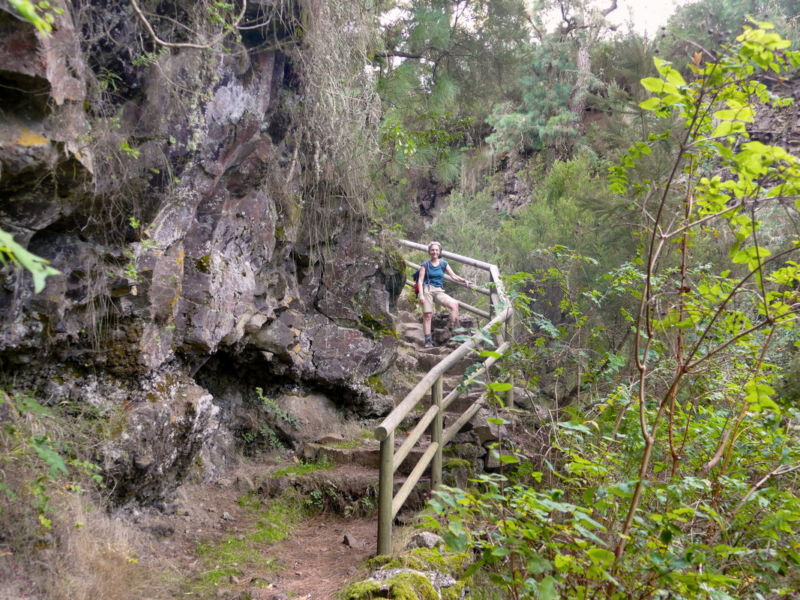 Ausstieg aus dem Barranco.